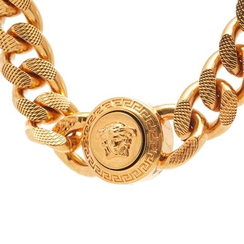 chaine en or versace|versace necklace brands.